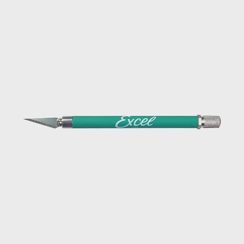 Excel - Knife #1 Green Grip w/ Safety Cap
