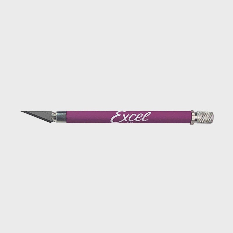 Excel - Knife #1 Purple Grip w/ Safety Cap
