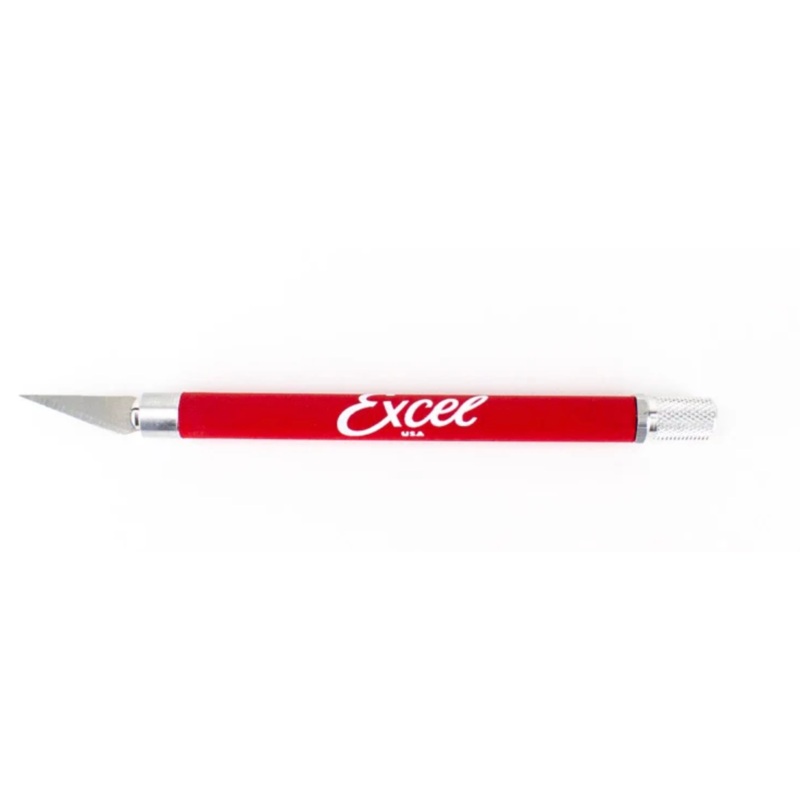 Excel - Knife #1 Red Grip w/ Safety Cap