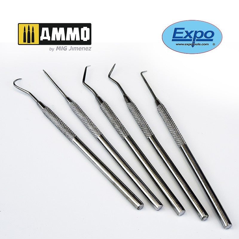 Expo - 5 pcs Stainless Hook & Pick Set