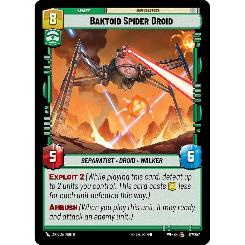 SWU - Baktoid Spider Droid (117/257)