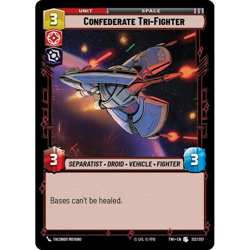 SWU - Confederate Tri-Fighter (132/257)