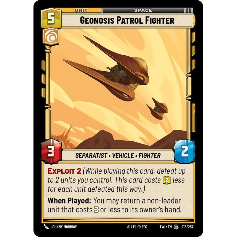 SWU - Geonosis Patrol Fighter (215/257)
