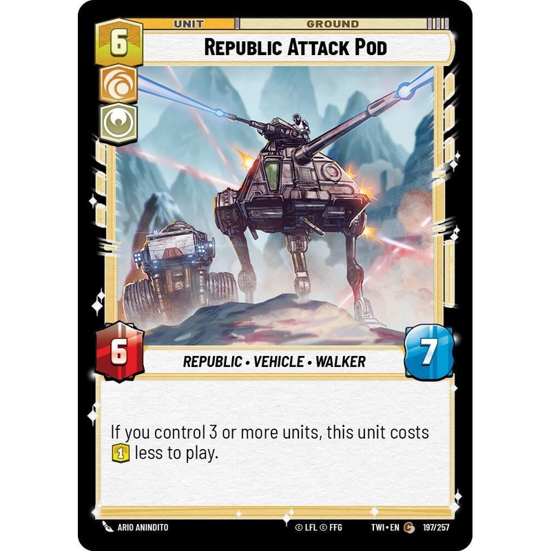 SWU - Republic Attack Pod (197/257)