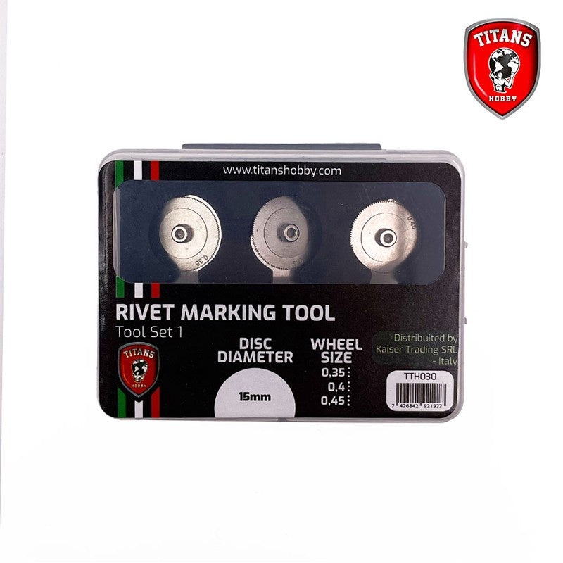 Titans - Rivet Maker Tool Set #1  (3 Wheel Set)