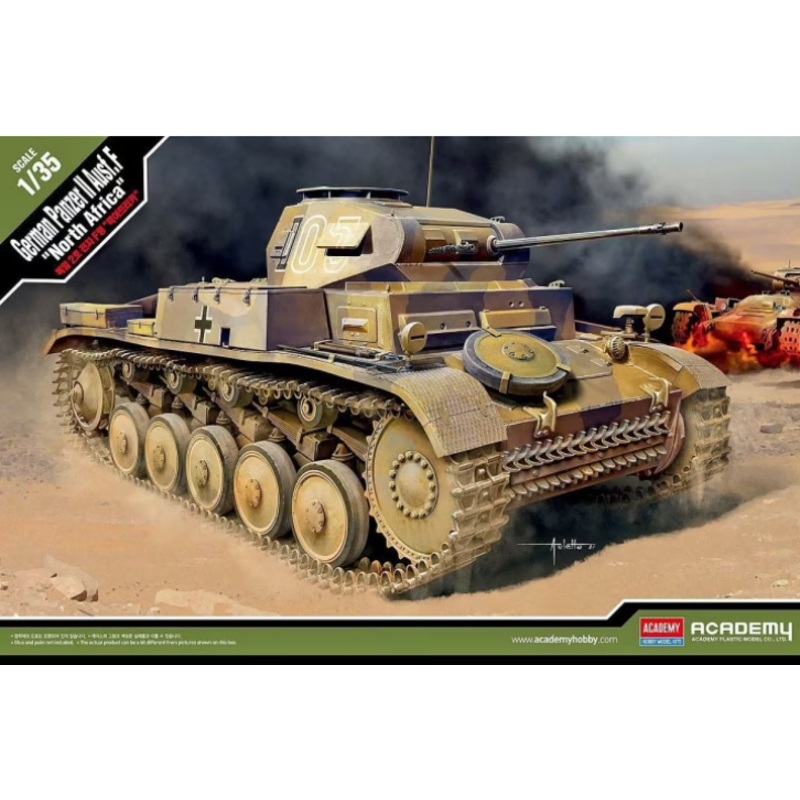Academy - 1/35 Panzer II Ausf.F North Africa