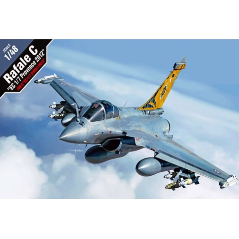 Academy - 1/48 Dassault Rafale C `EC 1/7 Provence 2012'