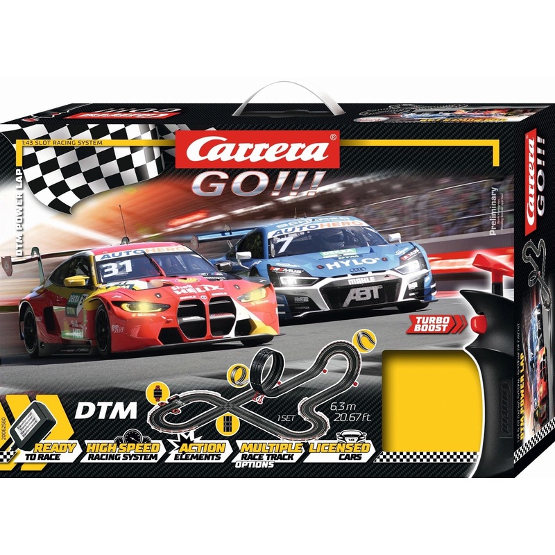 Carrera - GO!!! DTM Power Lap Set 6.3m