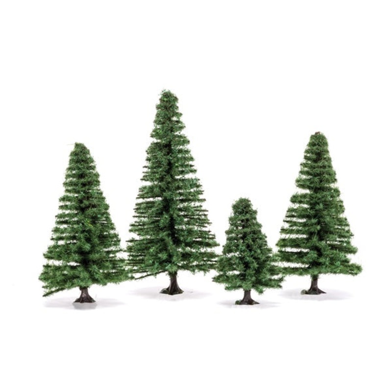 Hornby - R7207 Fir Trees 40-80mm x 4pcs