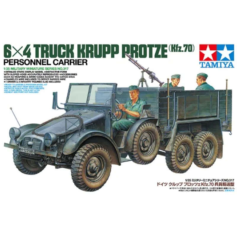 Tamiya - 1/35 6x4 Krupp Person Carrier