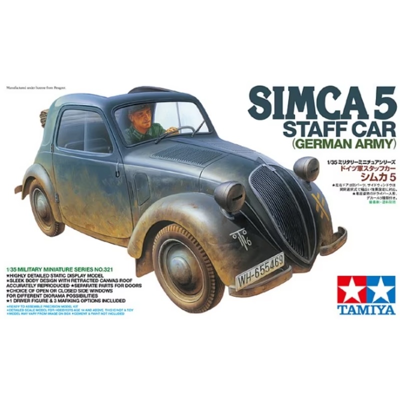 Tamiya - 1/35 German Simca 5 Staff Car