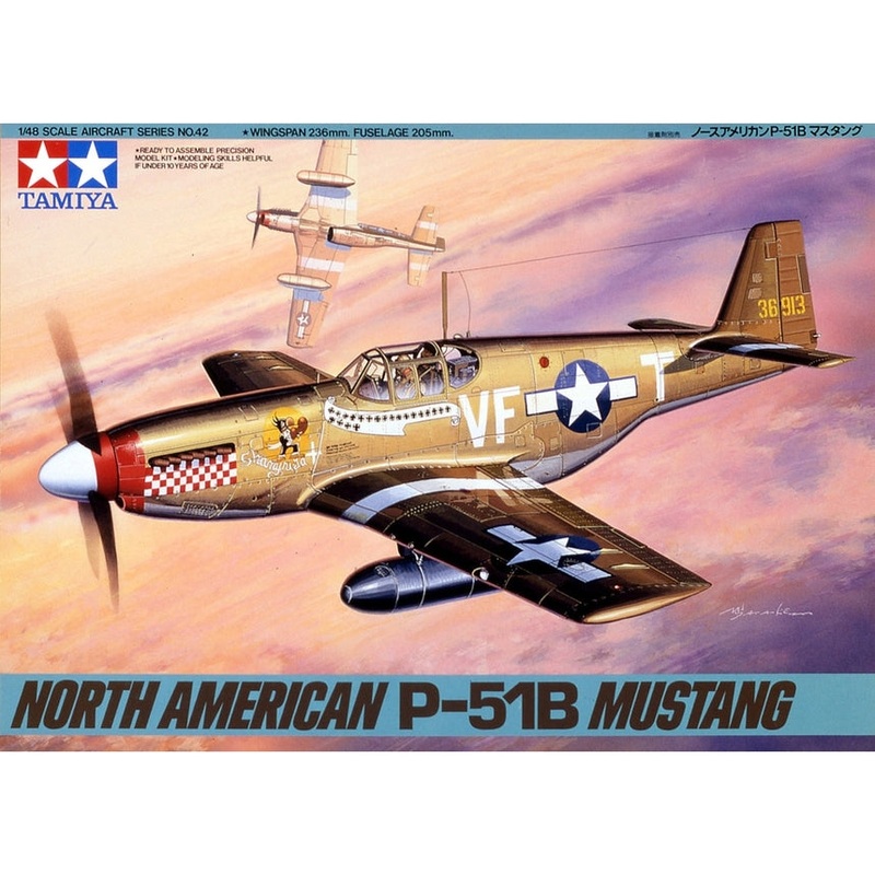 Tamiya - 1/48 North American P-51B Mustang