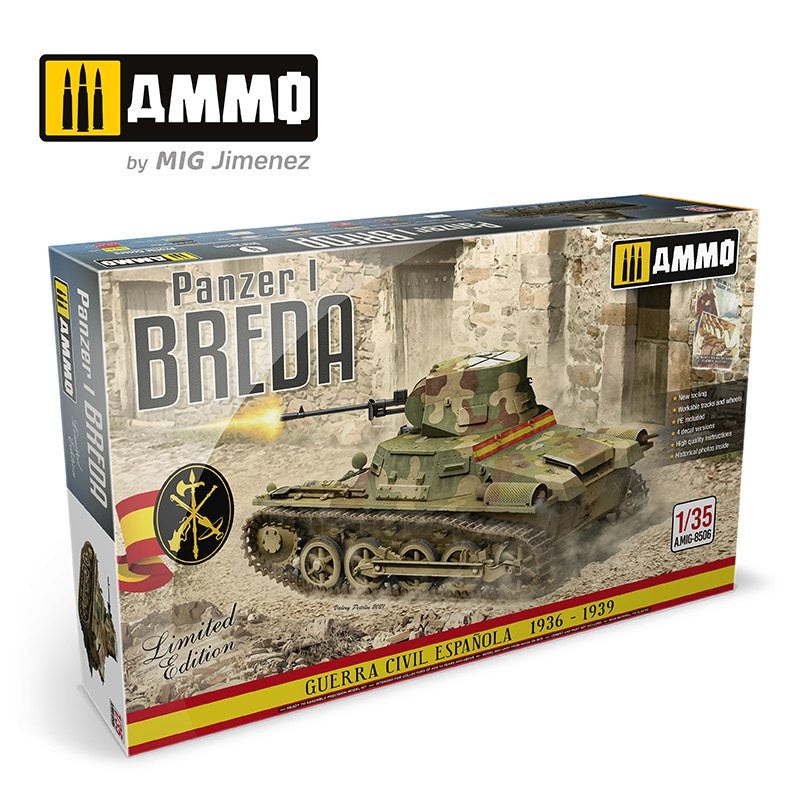 AMMO - 1/35 Panzer I Ausf. A Breda - Spanish Civil War Light Tank Destroyer