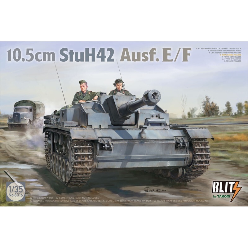Takom - 1/35 10.5cm StuH42 Ausf.E/F