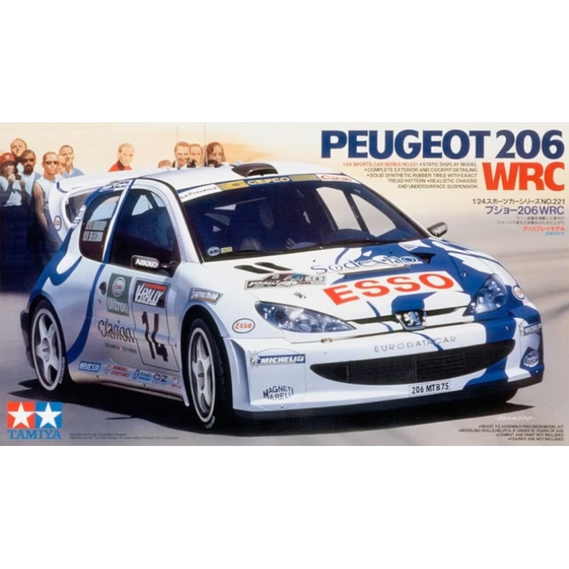 Tamiya - 1/24 Peugeot 206 WRC
