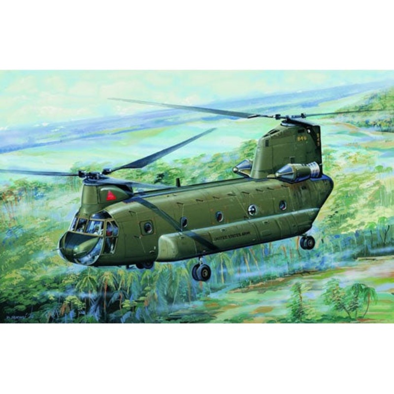 Trumpeter - 1/72 CH-47A Chinook Medium-Lift Helicopter