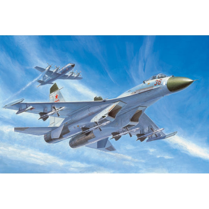 Trumpeter - 1/72 SU-27 Early Type Fighter