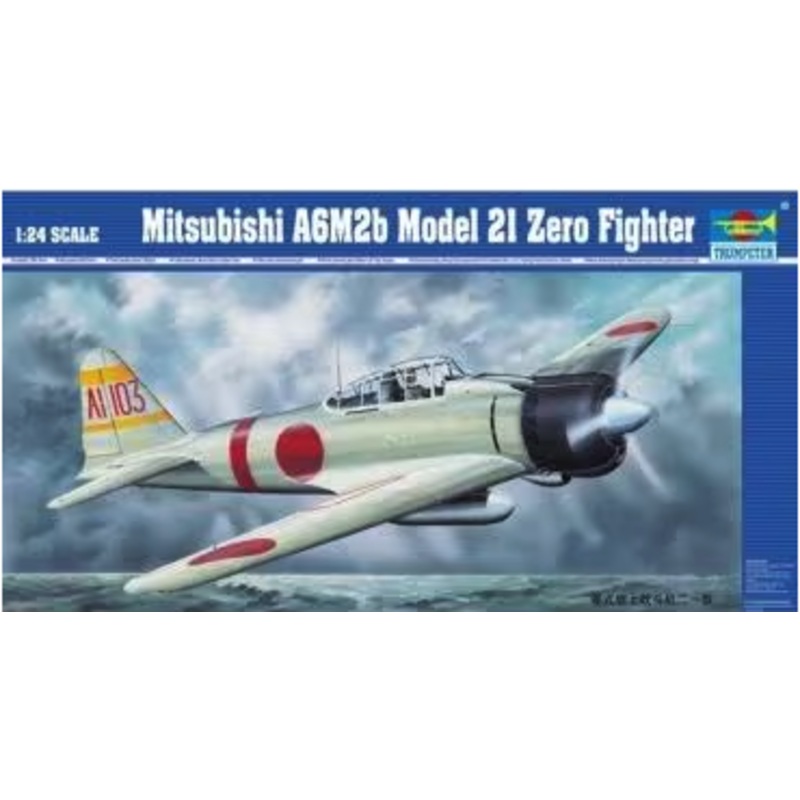Trumpeter - 1/24 A6m2b Model21 Zero Fighter