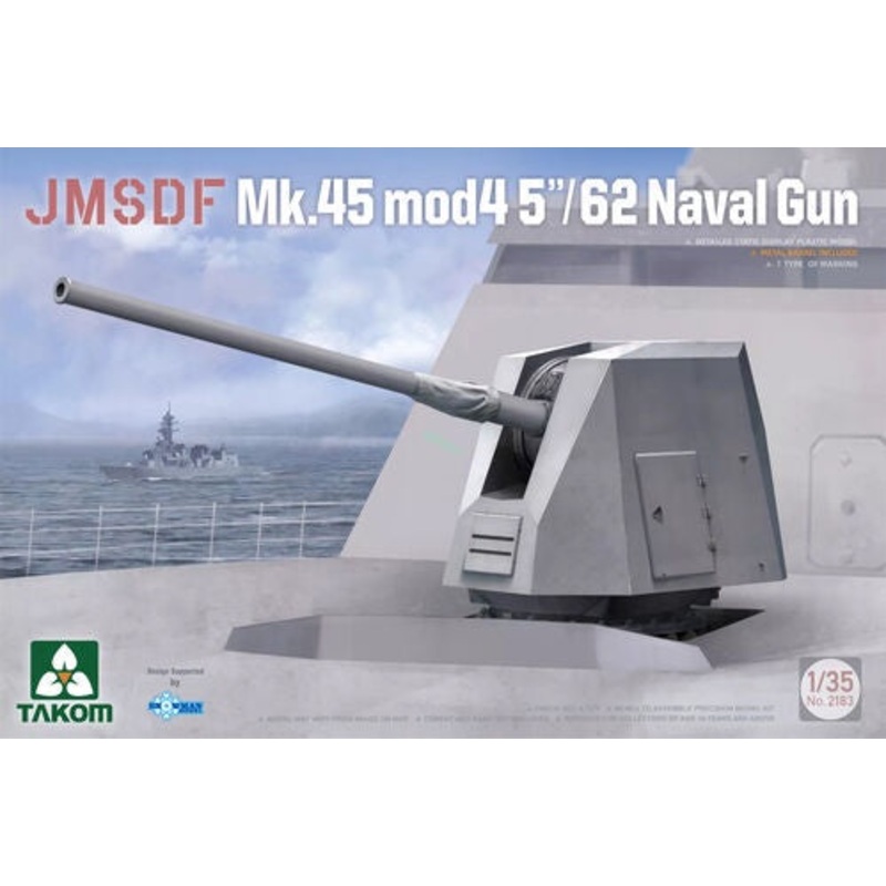 Takom - 1/35 JMSDF Mk.45 mod45''/62 Naval Gun