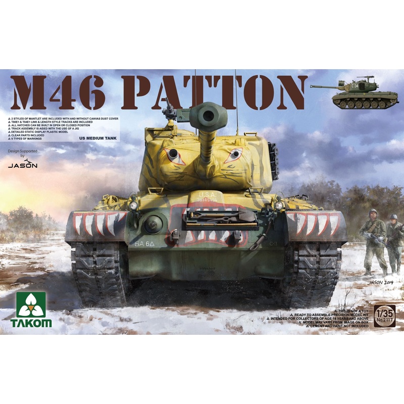 Takom - 1/35 US Medium Tank M-46 Patton