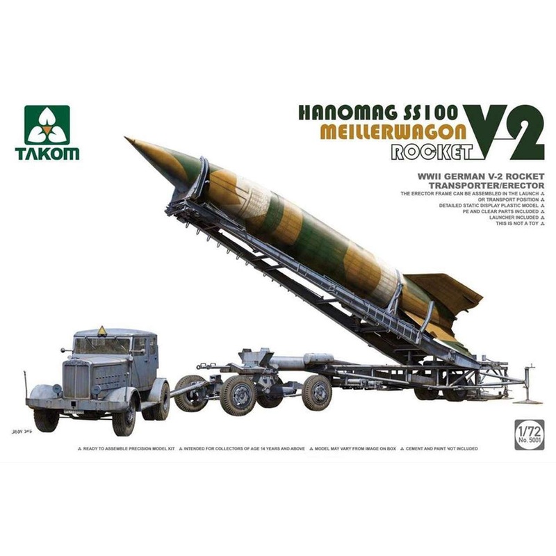 Takom - 1/72 V-2 Rocket Meillerwagen + Hanomag SS100