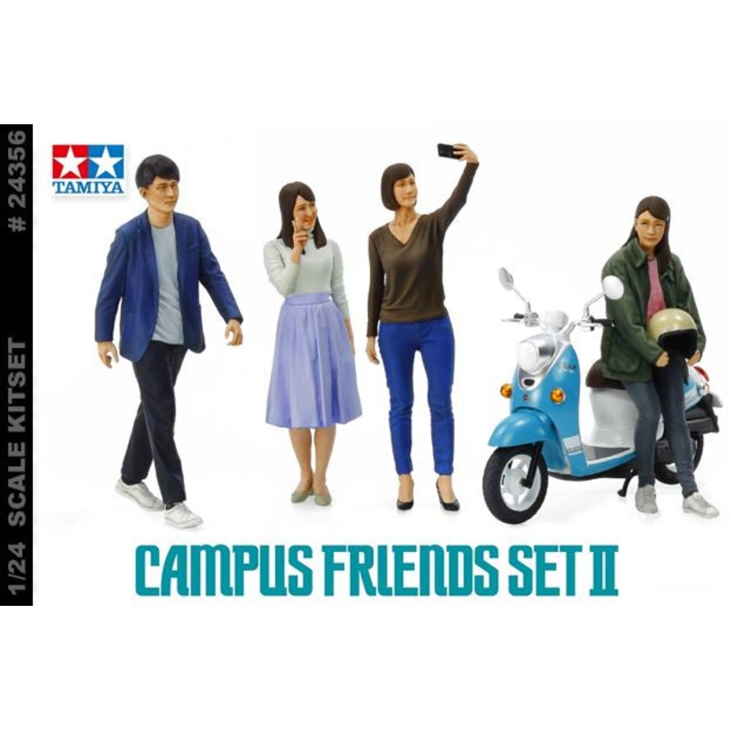 Tamiya - 1/24 Campus Friends Set 2