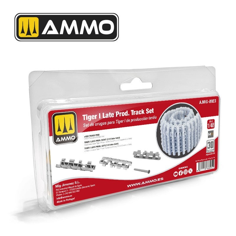 AMMO - 1/48 Tiger I Late Production Track Set