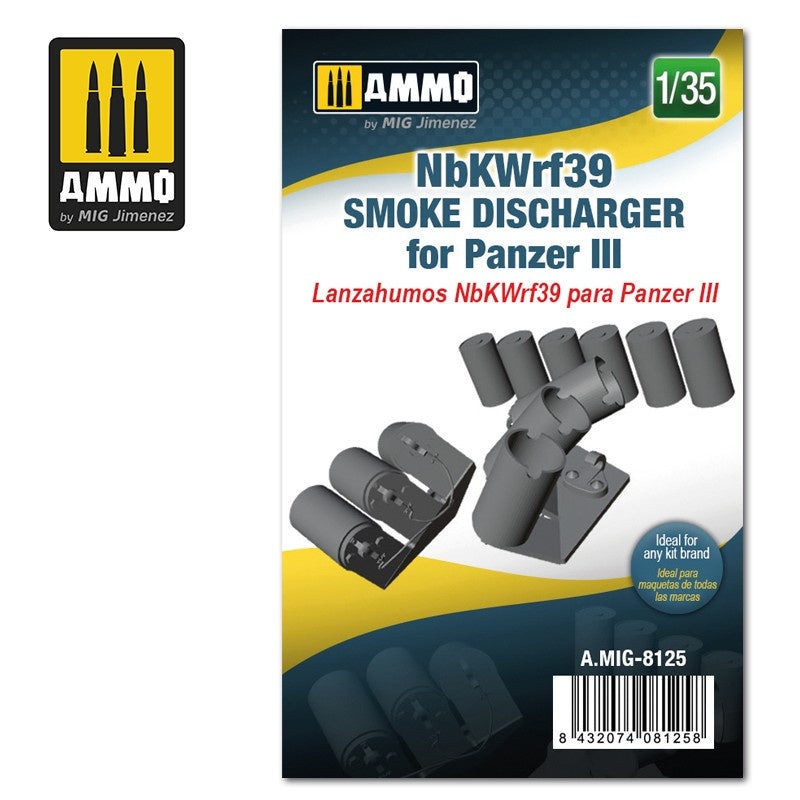 AMMO 8125 - 1/35 NbKWrf39 Smoke Discharged for Panzer III (Resin)