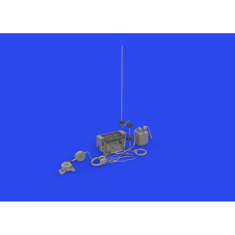 Eduard - 1/35 Sd.Kfz. 251/1 Ausf. C Radio Equipment Dark Yellow Brassin PRINT (for Academy) 635035