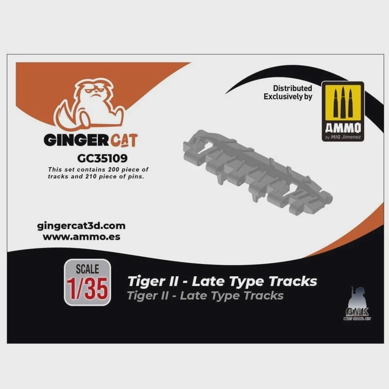 Gingercat - 1/35 Tiger II - Late Type Tracks