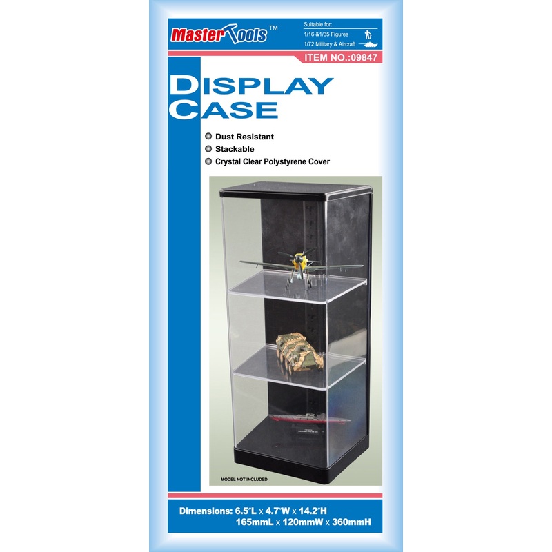 Master Tools - Display Case 165 x 120 x 360mm (09847)