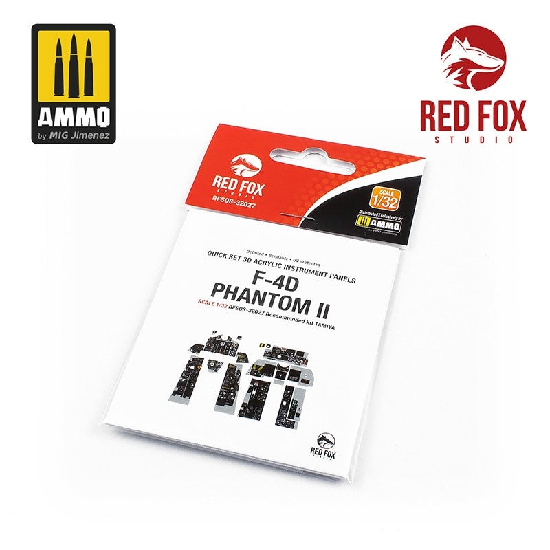 Red Fox Studio 32027 - 1/32 F-4D Phantom II (for Tamiya kit)