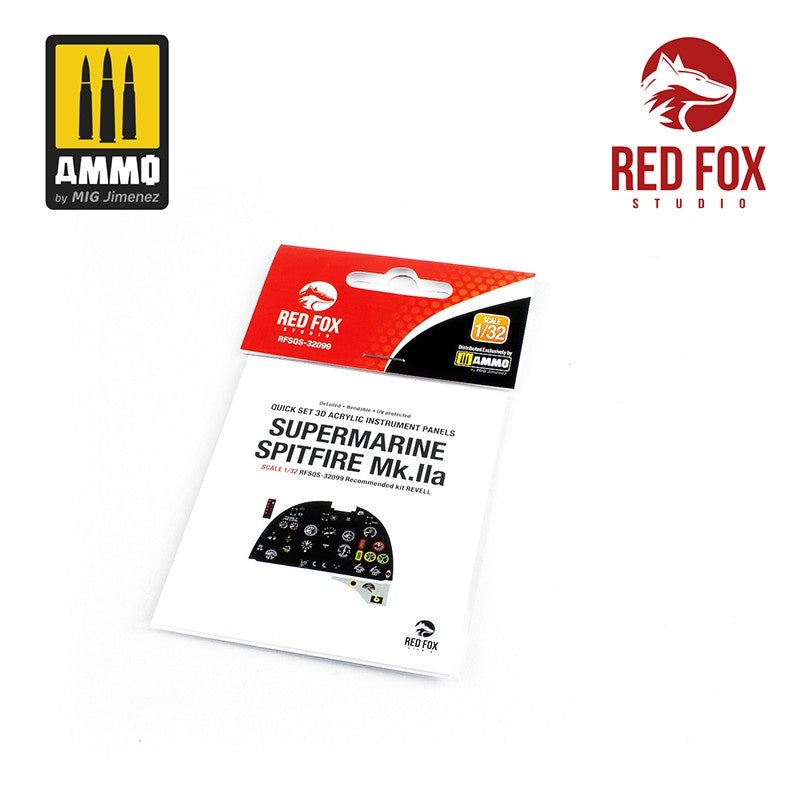 Red Fox Studio 32099 - 1/32 Supermarine Spitfire Mk.IIa (for Revell kit)
