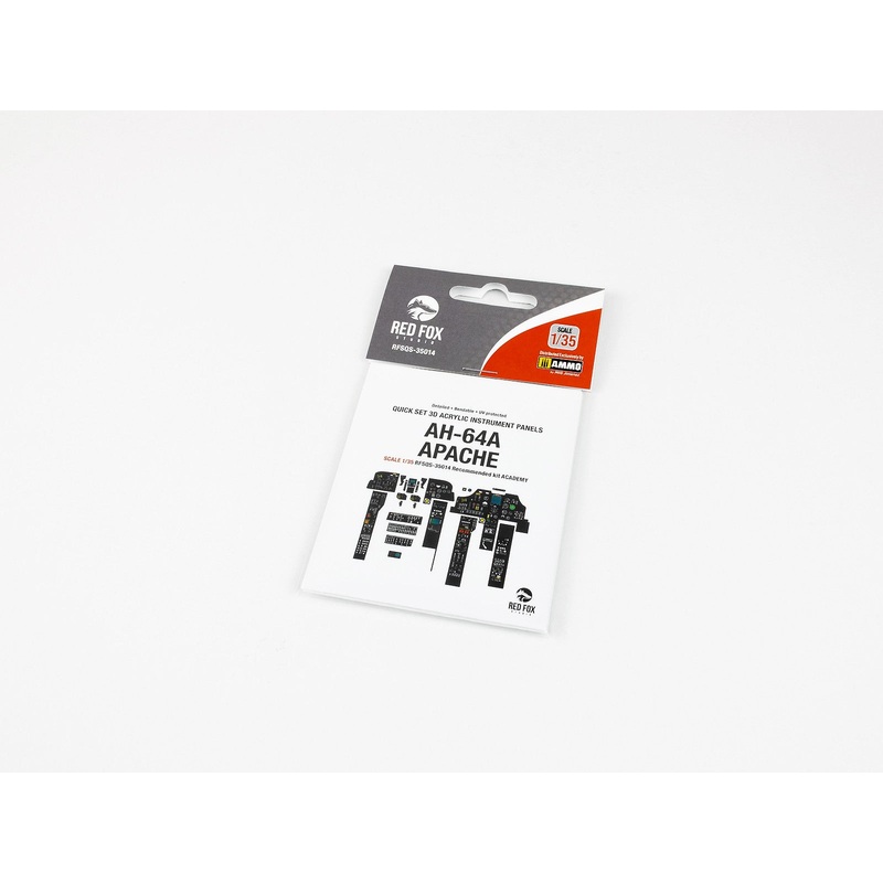 Red Fox Studio 35014 - 1/35 AH-64 A Apache (for Academy kit)