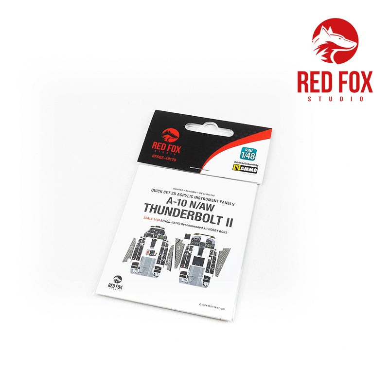 Red Fox Studio 48170 - 1/48 A-10A N/AW Thunderbolt II (for Hobby Boss kit)