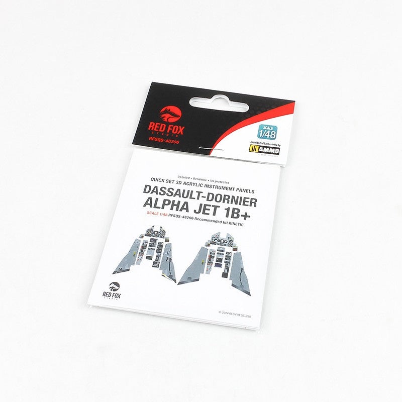 Red Fox Studio 48206 - 1/48 Dassault-Dornier Alpha Jet 1B+ (for Kinetic kit)