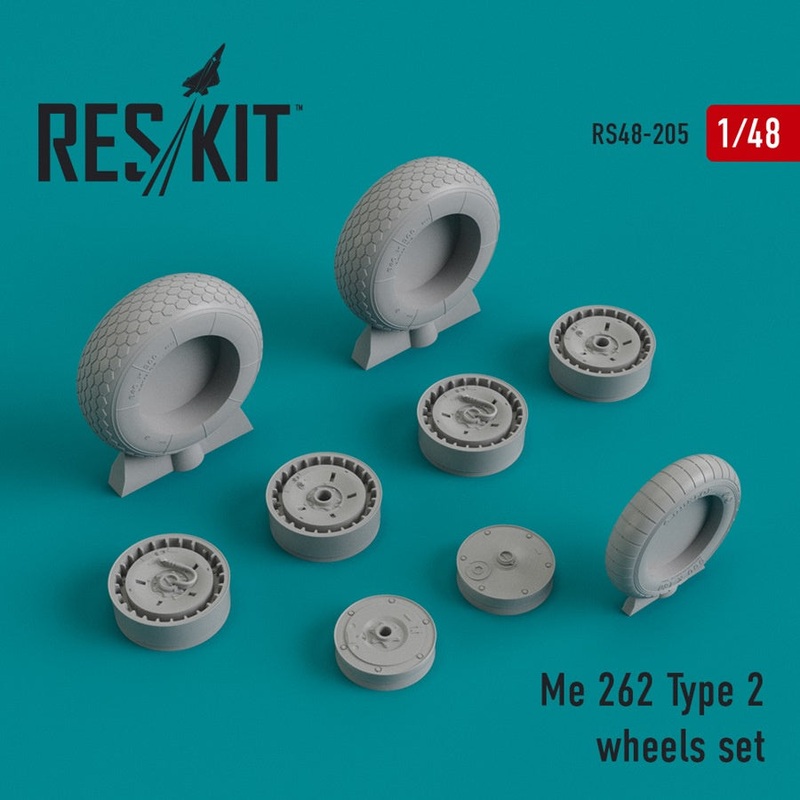 Reskit - 1/48 Me.262 Type 2 Wheels Set (RS48-0205)