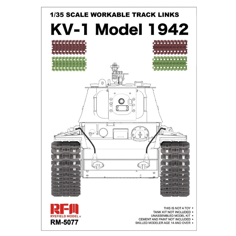 RFM - 1/35 Workable Track Links for KV-1