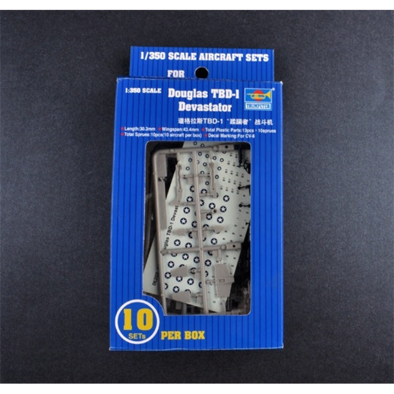 Trumpeter - 1/350 Douglas TBD-1 Devastator (10pcs./box)