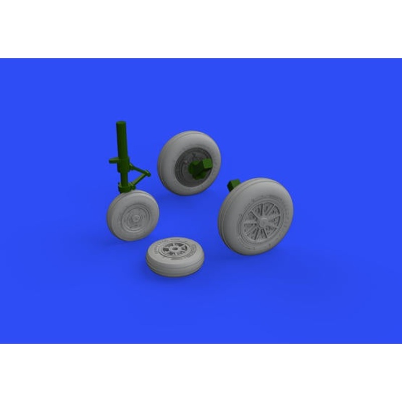 Eduard - 1/48 F-104 Wheels Late  Brassin set (for Kinetic) 648524