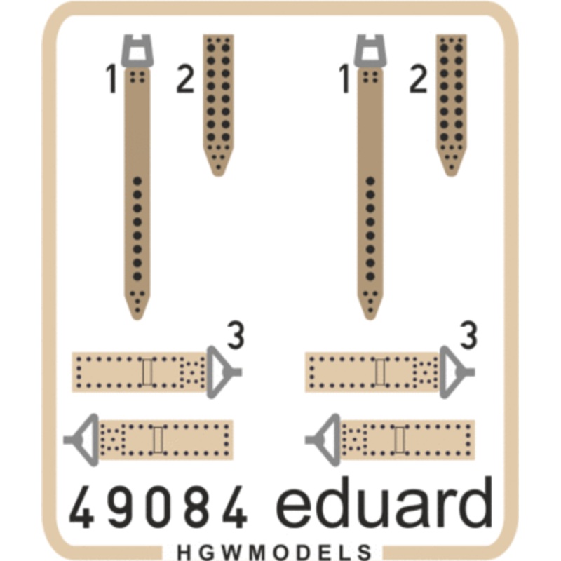 Eduard - 1/48 IJN Seatbelts SUPERFABRIC 49084