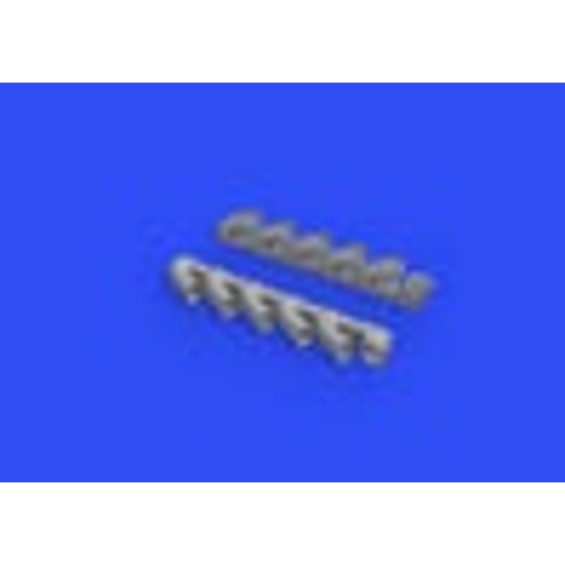 Eduard - 1/48 Il-2 Exhaust Stacks  Brassin set (for Tamiya) 648588