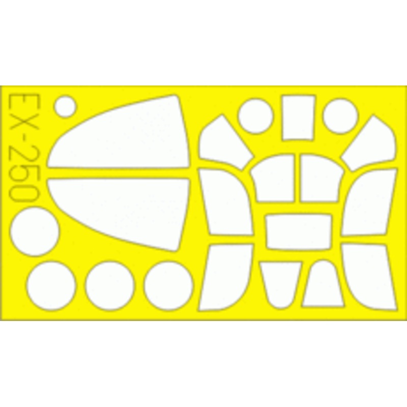 Eduard - 1/48 P-39/P-400 Weekend Masking sheet (for Eduard) EX250