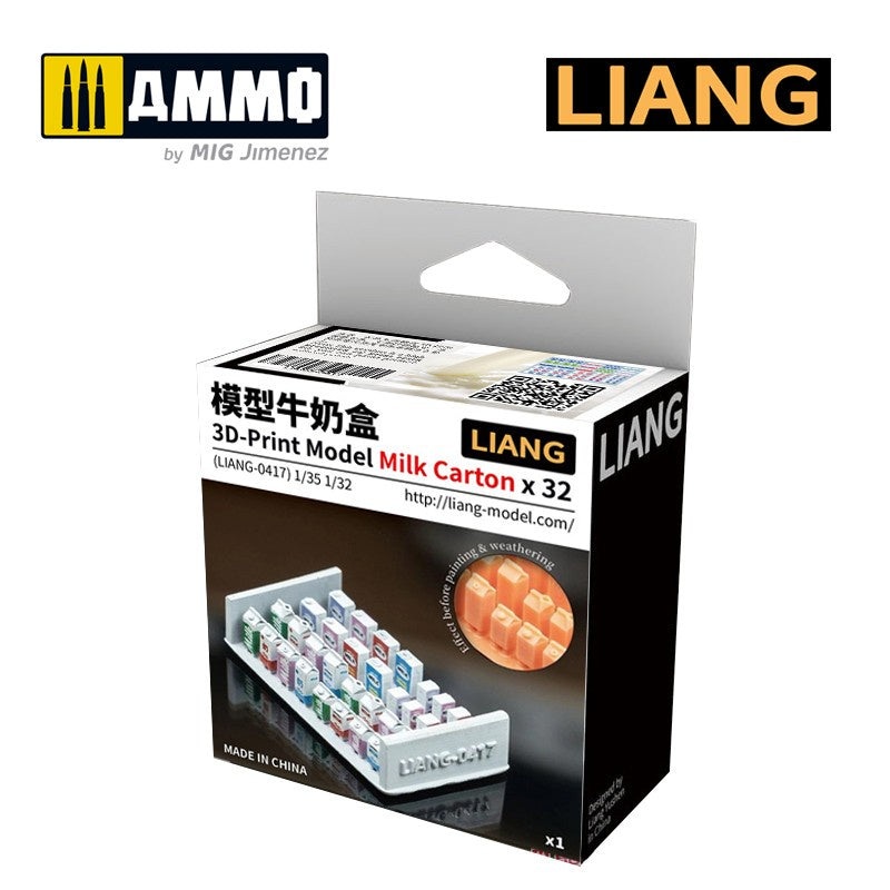 LIANG - 3D-Print Model Milk Carton x 32