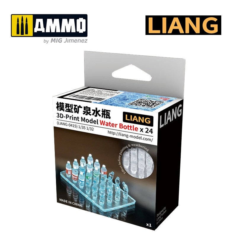 LIANG - 3D-Print Model Water Bottle x 24