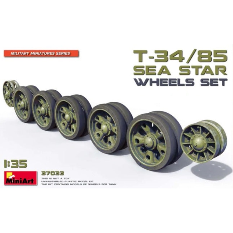 Miniart - 1/35 T-34/85 Sea Star Wheels