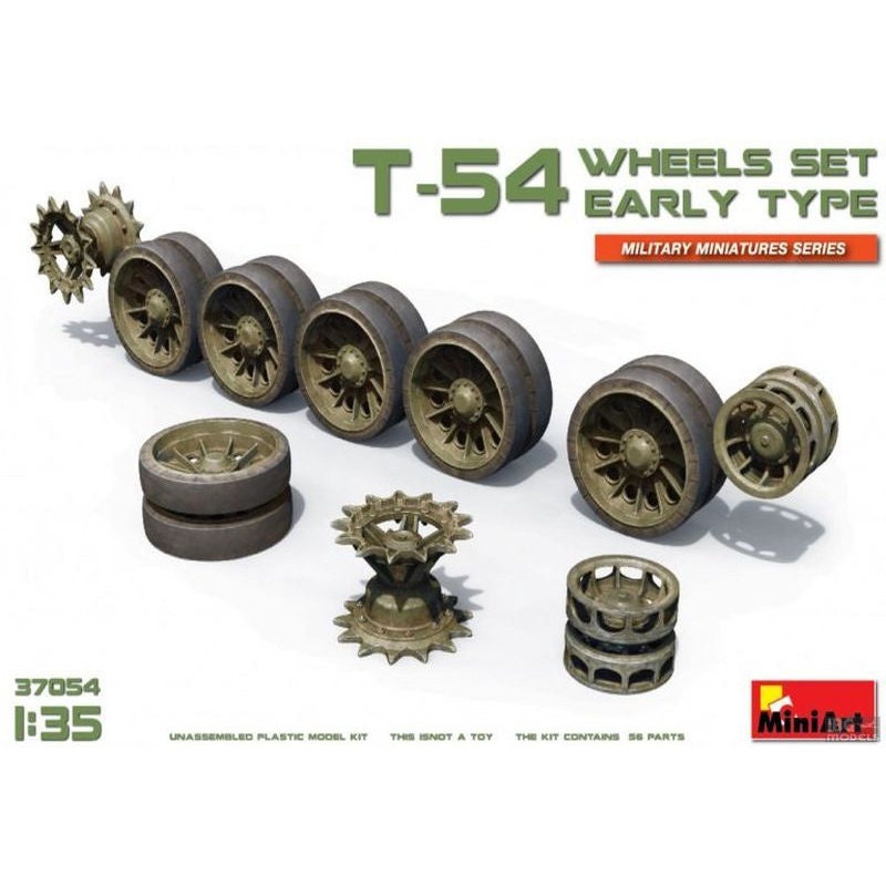 Miniart - 1/35 T-54 Wheel Set (Early Type)