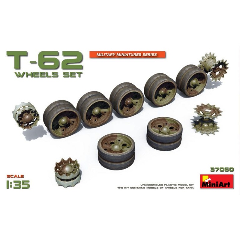 Miniart - 1/35 T-62 Wheel Set