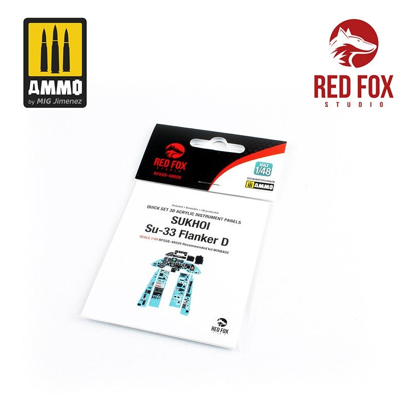 Red Fox Studio 48028 - 1/48 Sukhoi Su-33 Flanker D