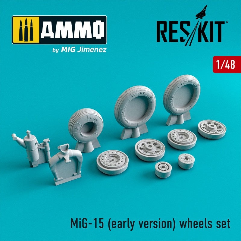 Reskit - 1/48 MiG-15 (early version) Wheels Set (RS48-0079)